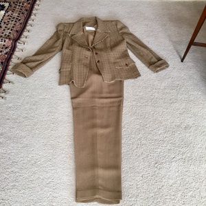 Dana Buchman Tweed Blazer and slacks set